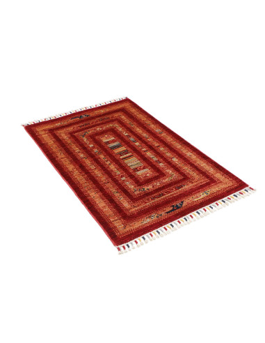 Hand Made Rug Siva Pakistan 81x116 Red Beige