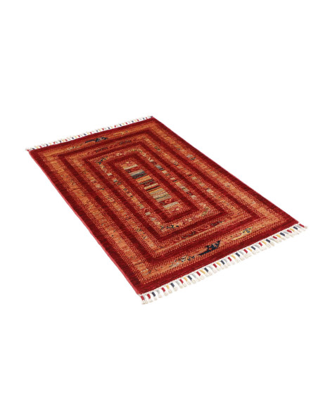 Hand Made Rug Siva Pakistan 81x116 Red Beige