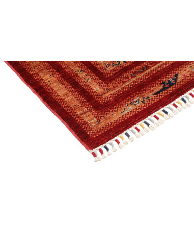 Hand Made Rug Siva Pakistan 81x116 Red Beige