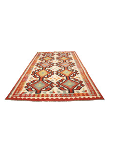 Kilim 198x298 Cm Kilim Afghanistan Hand-carded Wool warp: 2