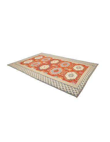 Kilim 206x308 Cm Kilim, Afghanistan, Hand-carded Wool warp: