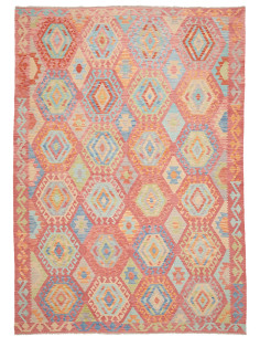 Rug Kilim Afghanistan 209x295 Salmon Terracotta