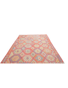 Rug Kilim Afghanistan 209x295 Salmon Terracotta 2