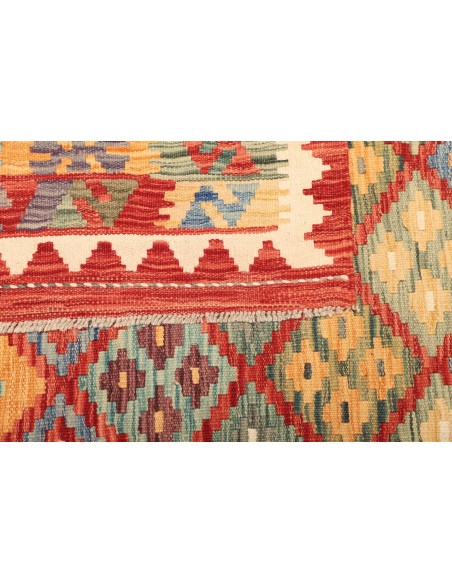 Kilim 205x288 Cm Kilim, Afghanistan, Lana Cardata A Mano,