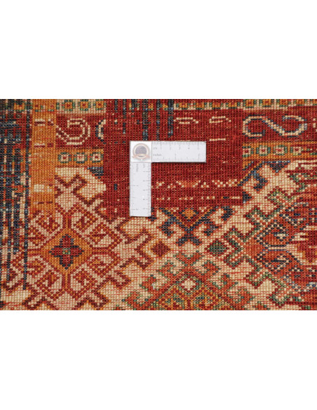 Hand Made Rug Siva Pakistan 80x124 Dark Red Bei