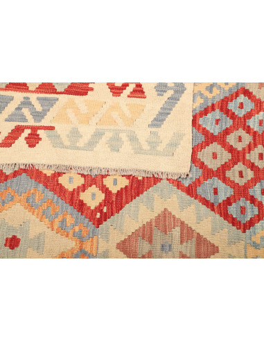 Kilim 183x245 Cm Kilim Afghanistan, Hand-carded Wool warp: