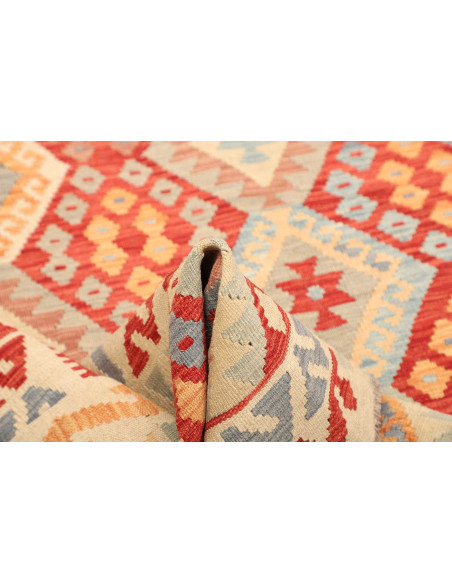Kilim 183x245 Cm Kilim Afghanistan, Hand-carded Wool warp:
