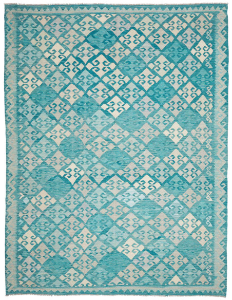Rug Kilim Afghanistan 250x342 Turquoise Aquamar