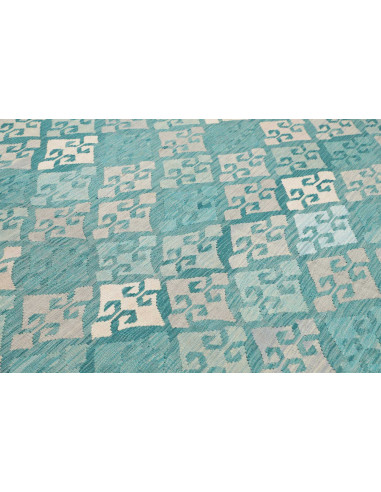 Rug Kilim Afghanistan 250x342 Turquoise Aquamar