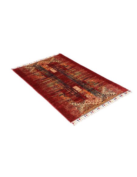 Hand Made Rug Siva Pakistan 81x126 Red Beige