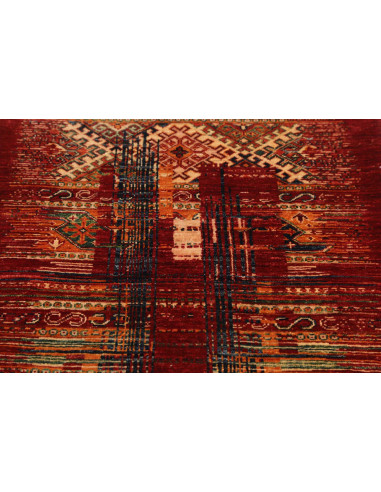 Hand Made Rug Siva Pakistan 81x126 Red Beige