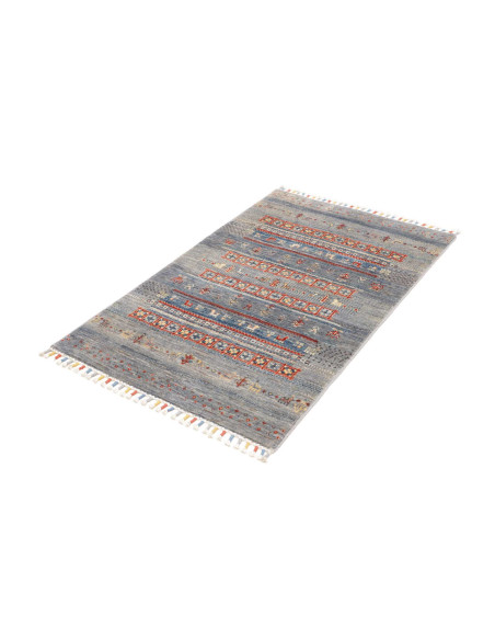 Hand Made Rug Siva Pakistan 81x129 Light Blue G