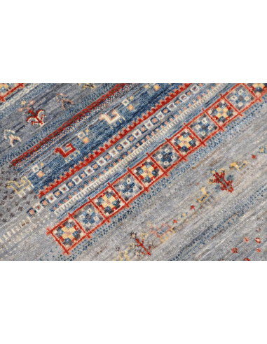 Hand Made Rug Siva Pakistan 81x129 Light Blue G