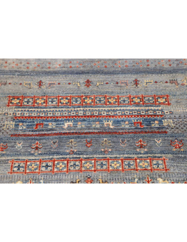 Hand Made Rug Siva Pakistan 81x129 Light Blue G