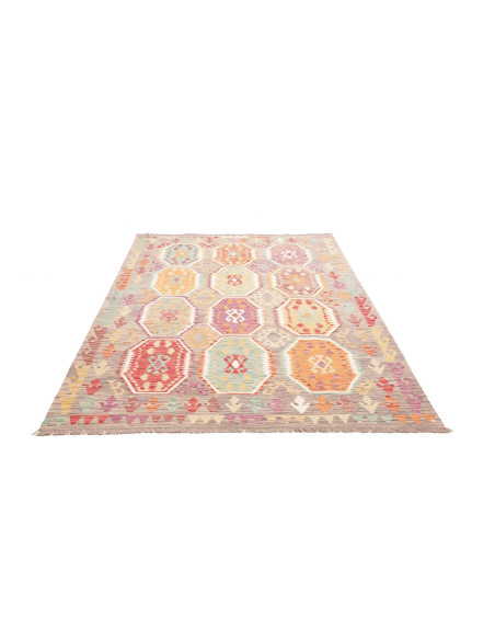 Kilim 174x247 Cm Kilim, Afghanistan, Hand-carded Wool warp: