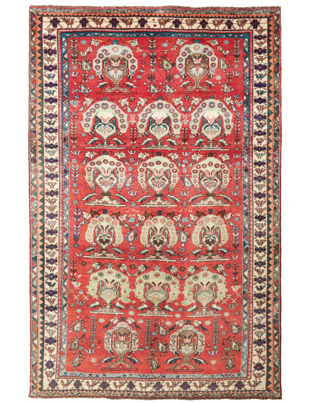 Shiraz 155x240 Cm Shiraz, Persia, Hand-carded Wool warp:
