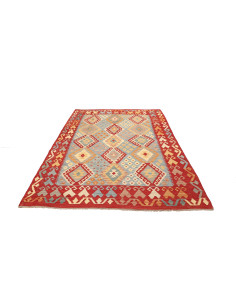 Kilim 179x244 Cm Kilim, Afghanistan, Hand-carded Wool, Warp: 2