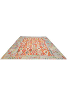 Rug Kilim Afghanistan 256x353 Light Blue Coral 2