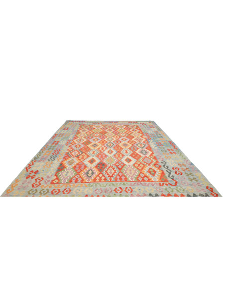 Rug Kilim Afghanistan 256x353 Light Blue Coral
