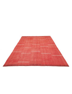 Hand Made Rug Kilim Persia 208x297 Terracotta B 2