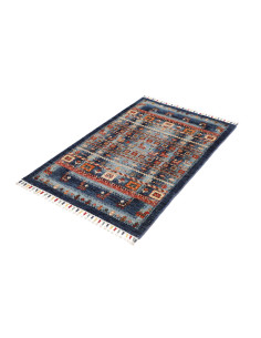 Hand Made Rug Siva Pakistan 81x125 Blue Red 2