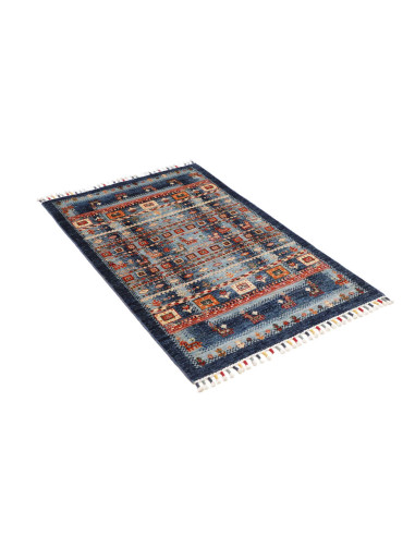 Hand Made Rug Siva Pakistan 81x125 Blue Red
