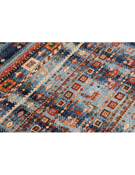 Hand Made Rug Siva Pakistan 81x125 Blue Red