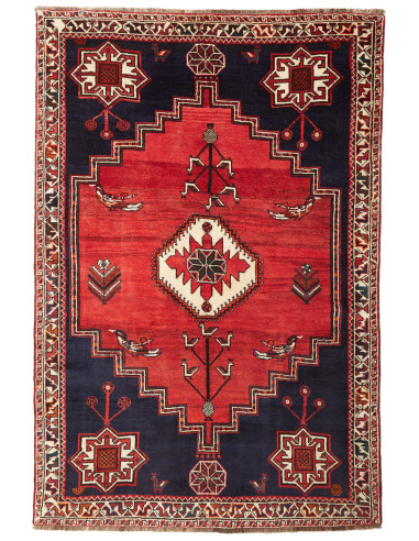 Shiraz 168x253 Cm Shiraz, Persia, Lana Cardata A Mano
