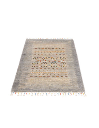 Hand Made Rug Siva Pakistan 80x118 Grey Blue Sa