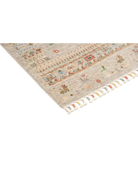 Hand Made Rug Siva Pakistan 77x128 Light Grey P