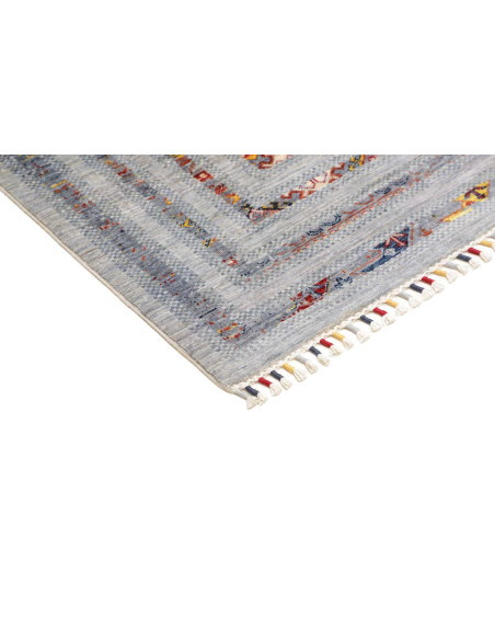 Hand Made Rug Siva Pakistan 80x111 Greyish Blue