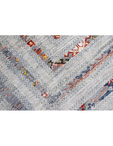 Hand Made Rug Siva Pakistan 80x111 Greyish Blue