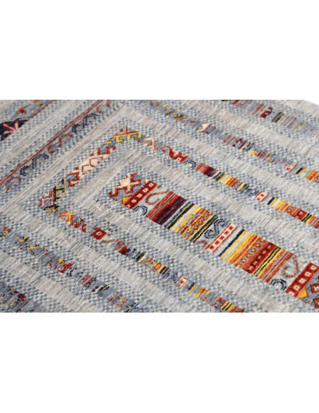 Hand Made Rug Siva Pakistan 80x111 Greyish Blue