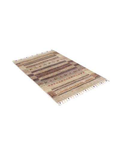 Hand Made Rug Siva Pakistan 80x120 Beige Brown