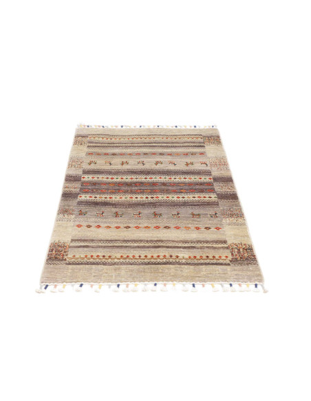 Hand Made Rug Siva Pakistan 80x120 Beige Brown
