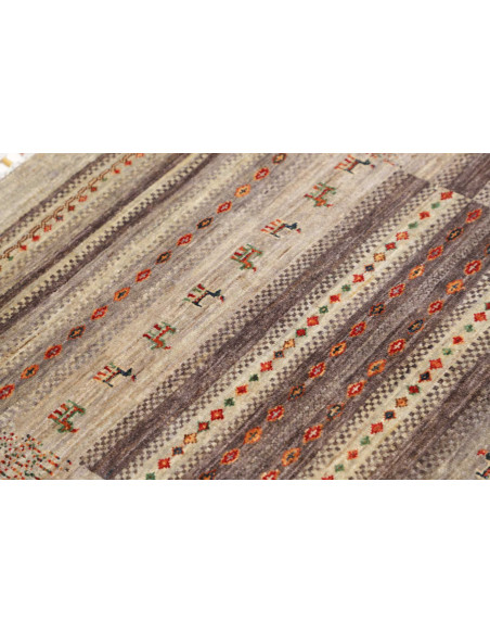 Hand Made Rug Siva Pakistan 80x120 Beige Brown