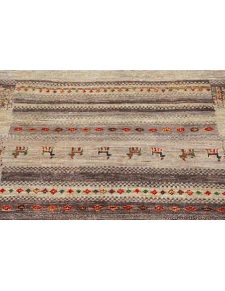 Hand Made Rug Siva Pakistan 80x120 Beige Brown
