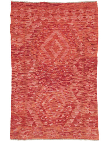 Hand Made Rug Kilim Afghanistan 93x147 Orange R