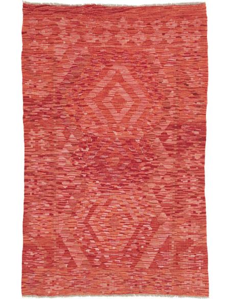 Hand Made Rug Kilim Afghanistan 93x147 Orange R