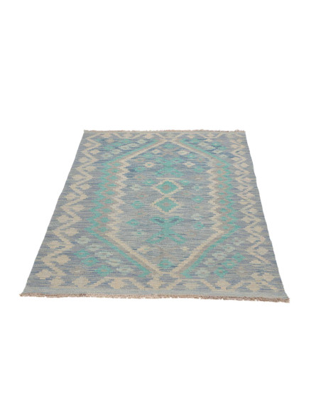 Hand Made Rug Kilim Afghanistan 102x152 Blue Te