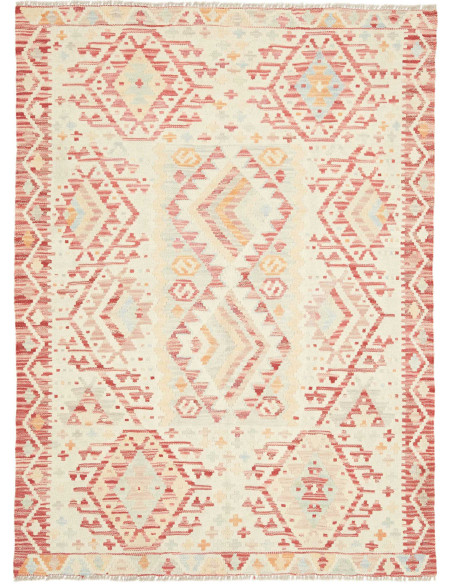 Hand Made Rug Kilim Afghanistan 109x146 Cream R
