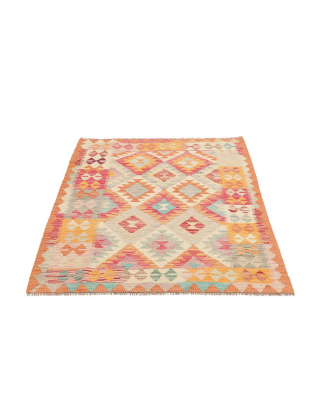 Hand Made Rug Kilim Afghanistan 105x146 Beige O