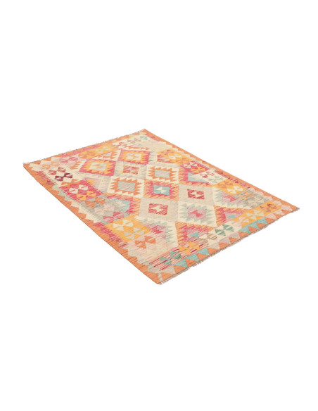 Hand Made Rug Kilim Afghanistan 105x146 Beige O