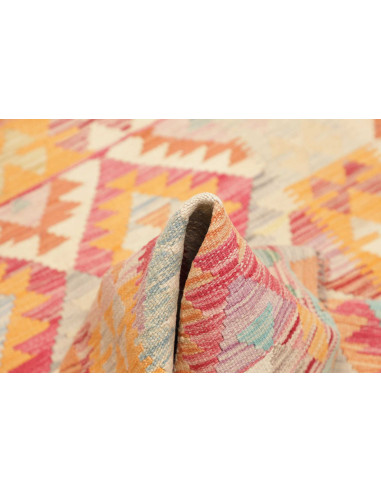 Hand Made Rug Kilim Afghanistan 105x146 Beige O