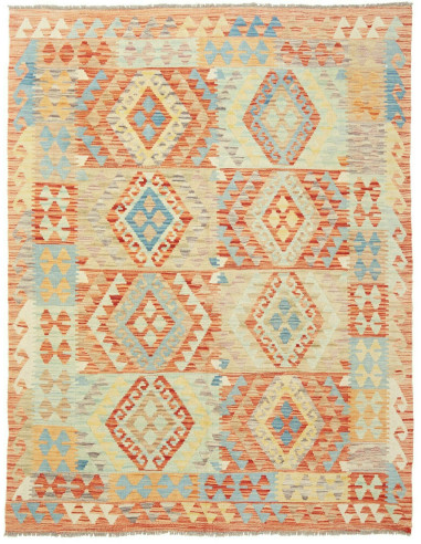 Kilim 149x196 Cm Kilim, Afghanistan, Hand-carded Wool