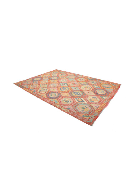 Kilim 208x297 Cm Kilim, Afghanistan, Hand-carded Wool warp:
