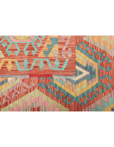Kilim 208x297 Cm Kilim, Afghanistan, Hand-carded Wool warp: