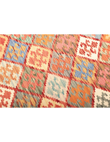 Kilim 205x297 Cm Kilim, Afghanistan, Hand-carded Wool warp: