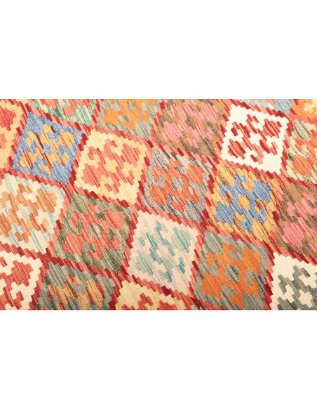 Kilim 205x297 Cm Kilim, Afghanistan, Hand-carded Wool warp: