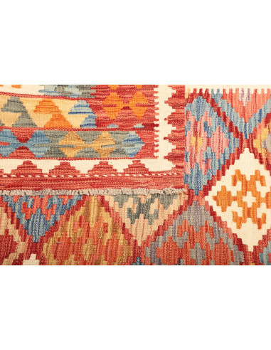 Kilim 205x297 Cm Kilim, Afghanistan, Hand-carded Wool warp: